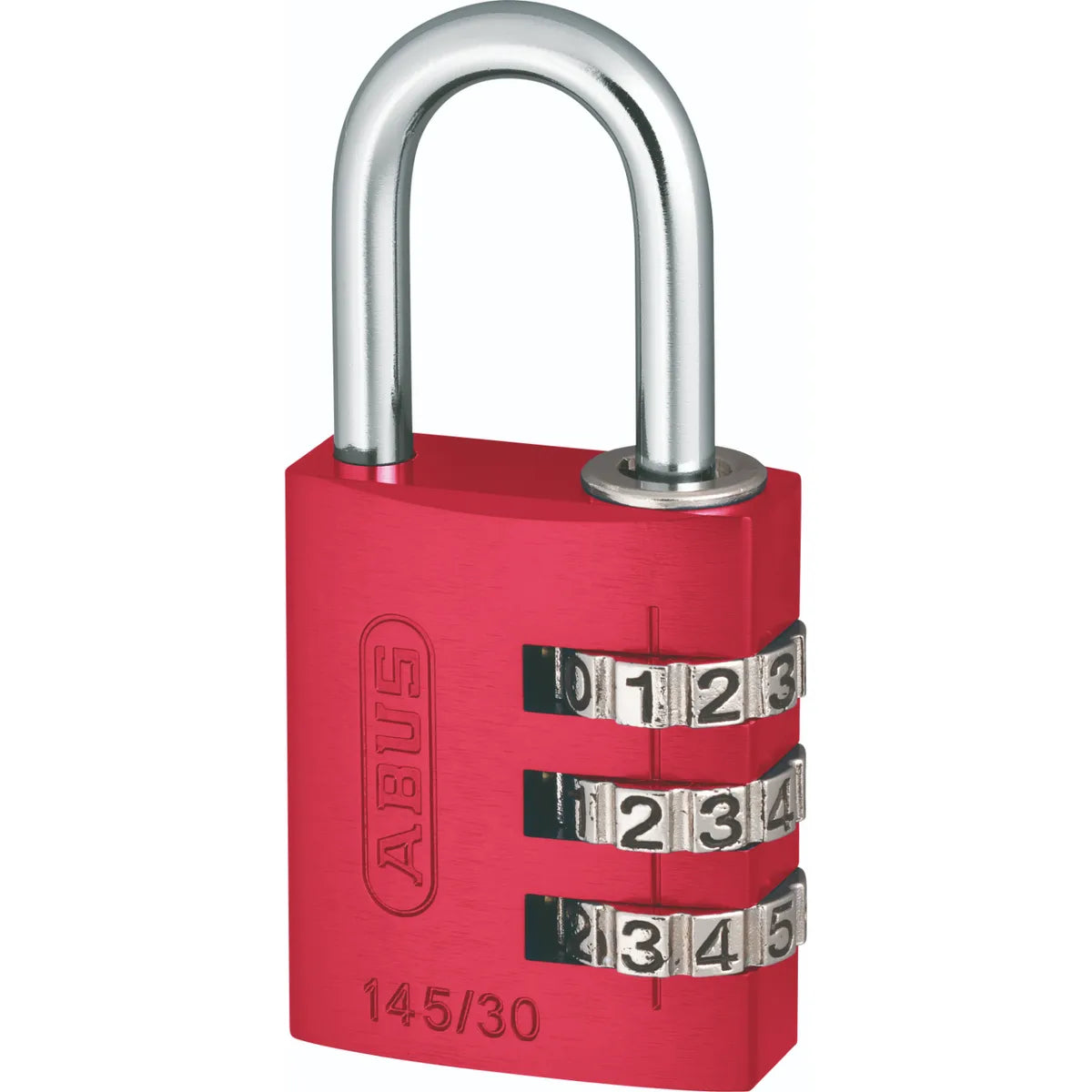 Candado ABUS 145/30 30 mm Aluminio Rojo con Clave