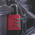 Candado ABUS 145/30 30 mm Aluminio Rojo con Clave