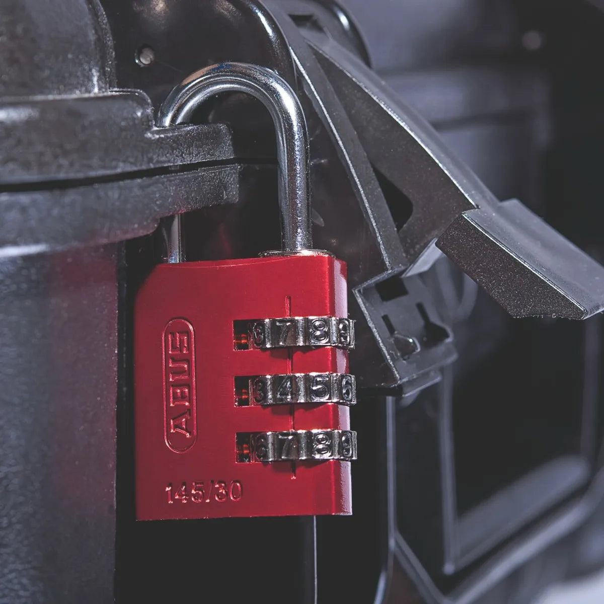 Candado ABUS 145/30 30 mm Aluminio Rojo con Clave