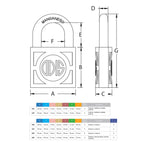 Candado Odis 325 25 mm Bronce Forjado