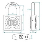 Candado Odis 360 60 mm Bronce Forjado