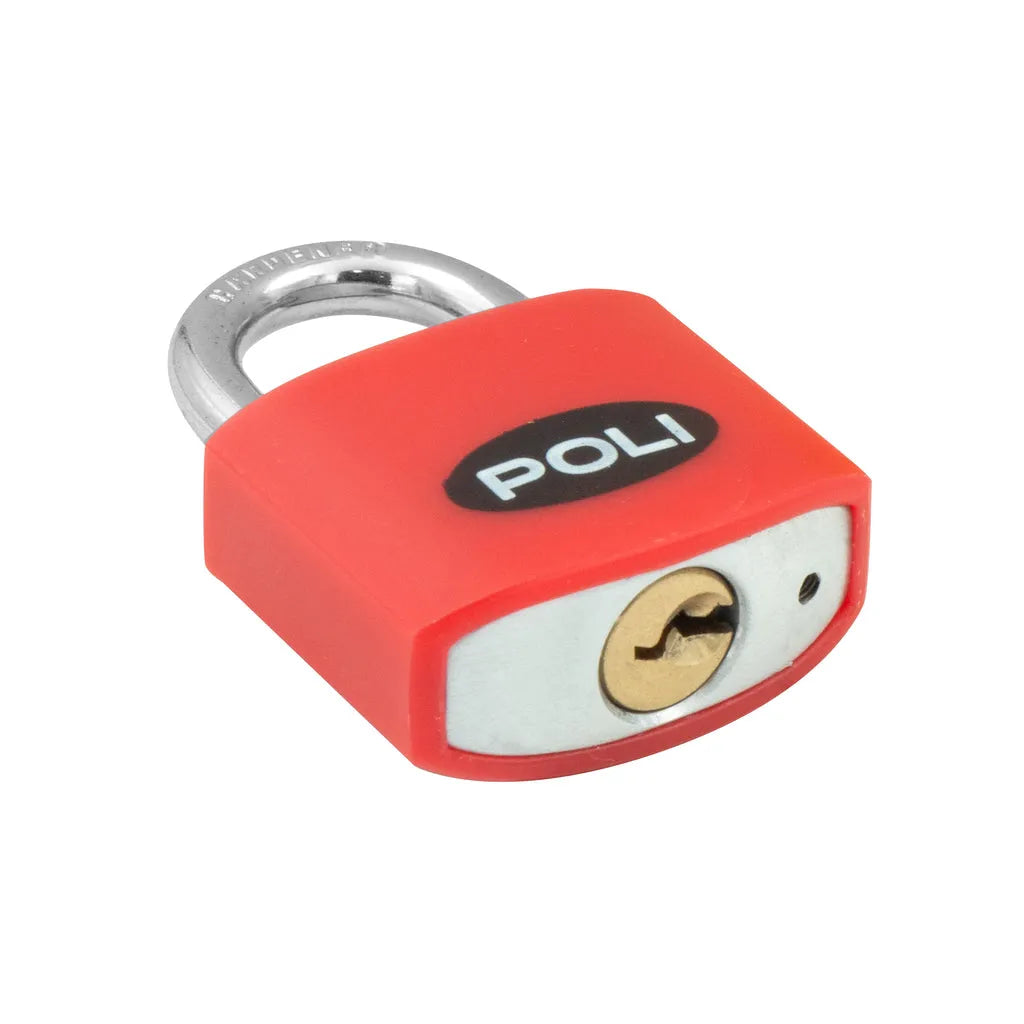 Candado Poli POP 32 mm Rojo