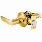 Cerradura Tubular con Manilla Bash 8014 Bronce Pulido para Dormitorio y Oficina