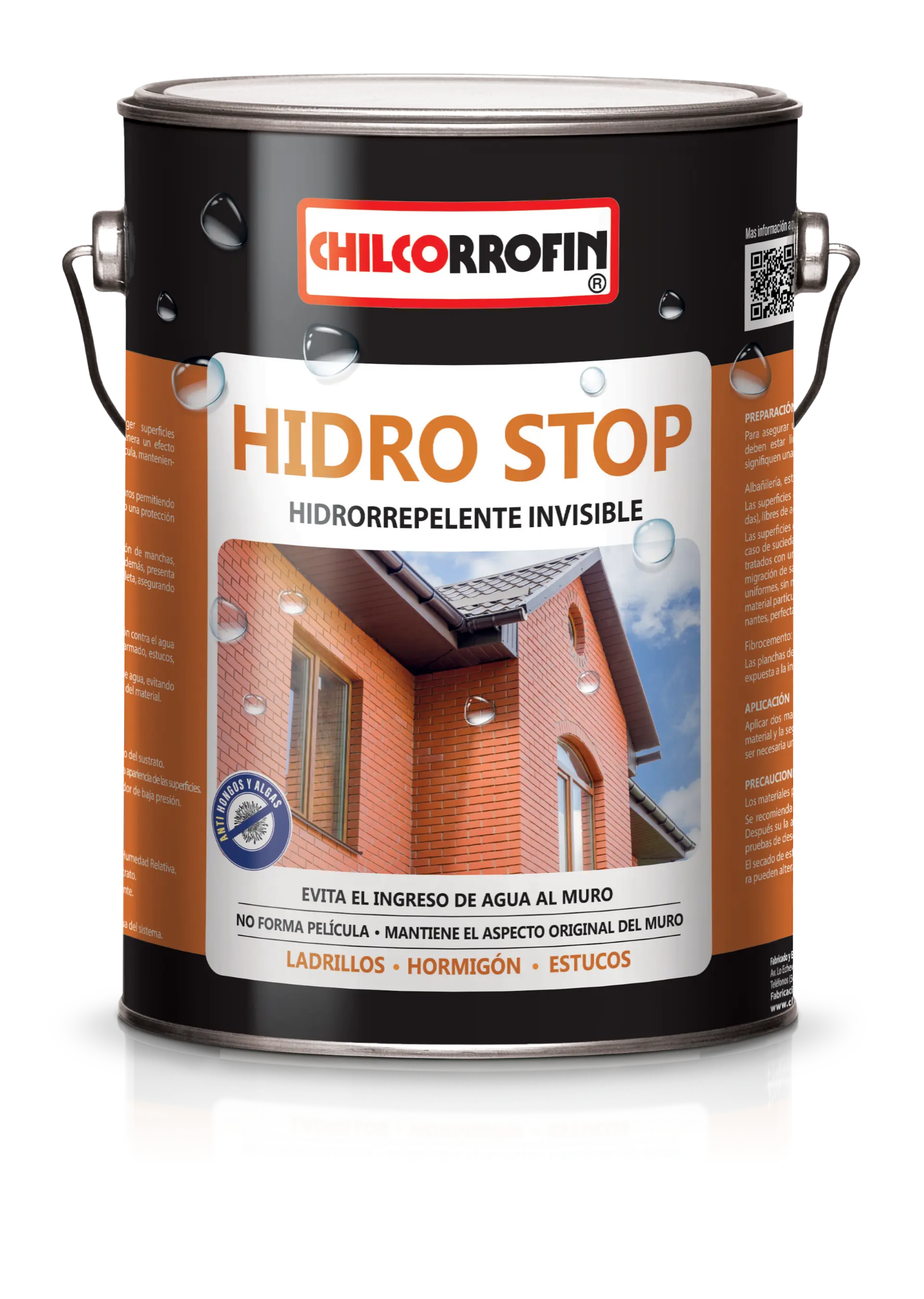 Hidrorrepelente Invisible Chilcorrofin Hidro Stop 1 Galón