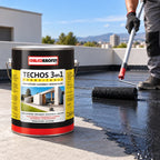 Impermeabilizante Chilcorrofin Techos 3 en 1 Negro 1 Galón