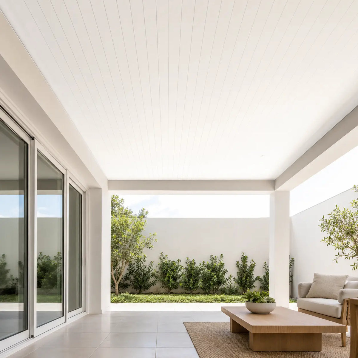 Cielo PVC Blanco Mate 7 mm 25 cm x 2,40 m