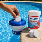 Cloro Triple Acción en Tabletas Vulcano 1 kg para Piscina