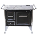 Cocina a Leña Yunque Tradicional Negra 80x56 cm + Kit de Instalación