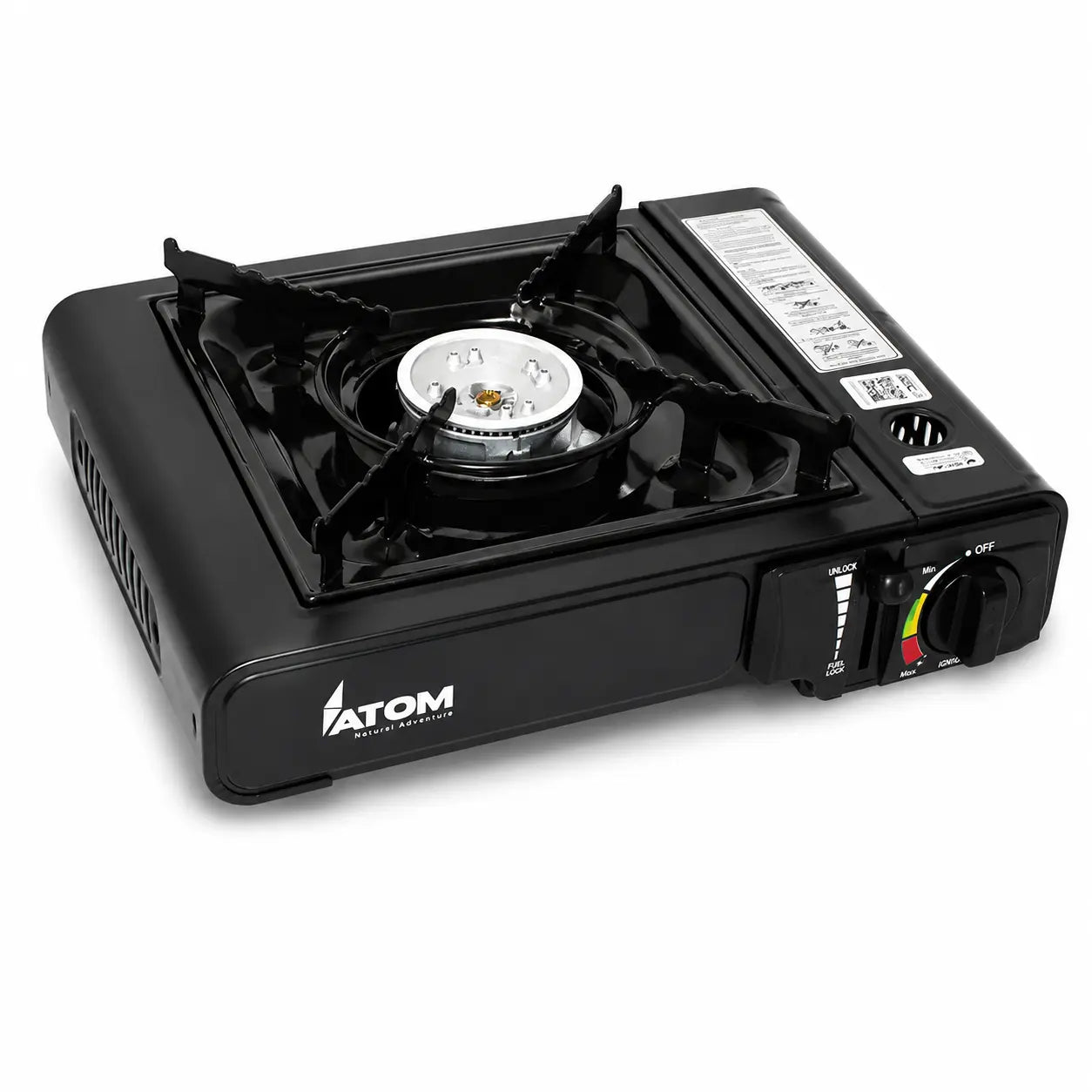 Cocinilla a Gas Portátil Atom 1 Quemador Butano/Propano