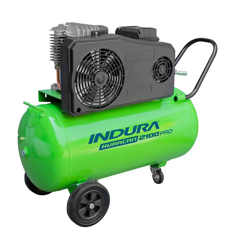 Compresor de Aire Indura Huracán 2100 Pro 100 Litros 2 HP
