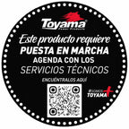 Cortasetos a Gasolina Toyama THT26X 25,4 cc 60 cm