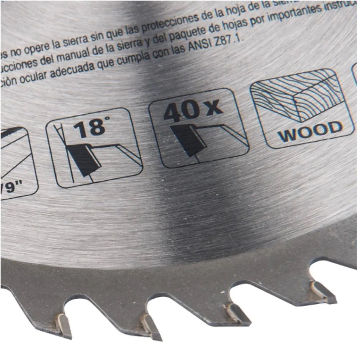 Makita Disco Para Madera 7-1/4" 40 Dientes D-20688