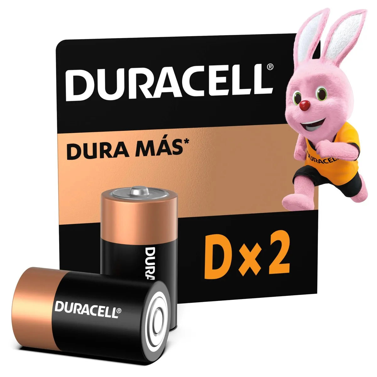 Pilas Alcalinas Duracell D Blíster 2 Unidades