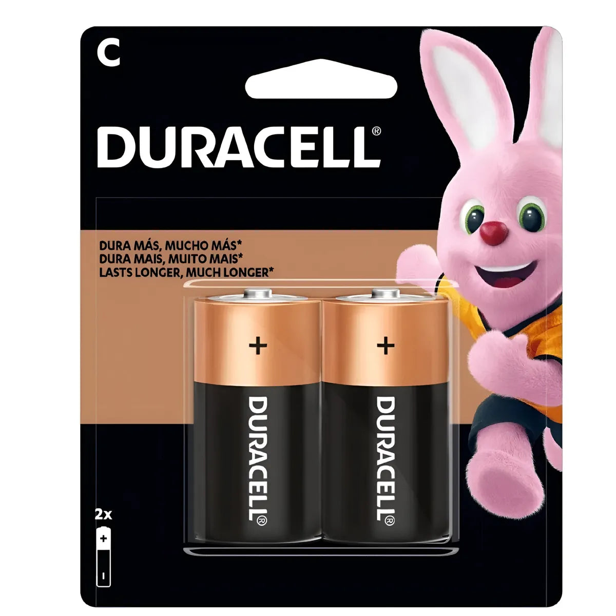 Pilas Alcalinas Duracell C Blíster 2 Unidades