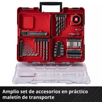 Kit Taladro Percutor Einhell TE-CD 18/40 18V + 64 Accesorios
