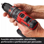Kit Taladro Percutor Einhell TE-CD 18/40 18V + 64 Accesorios