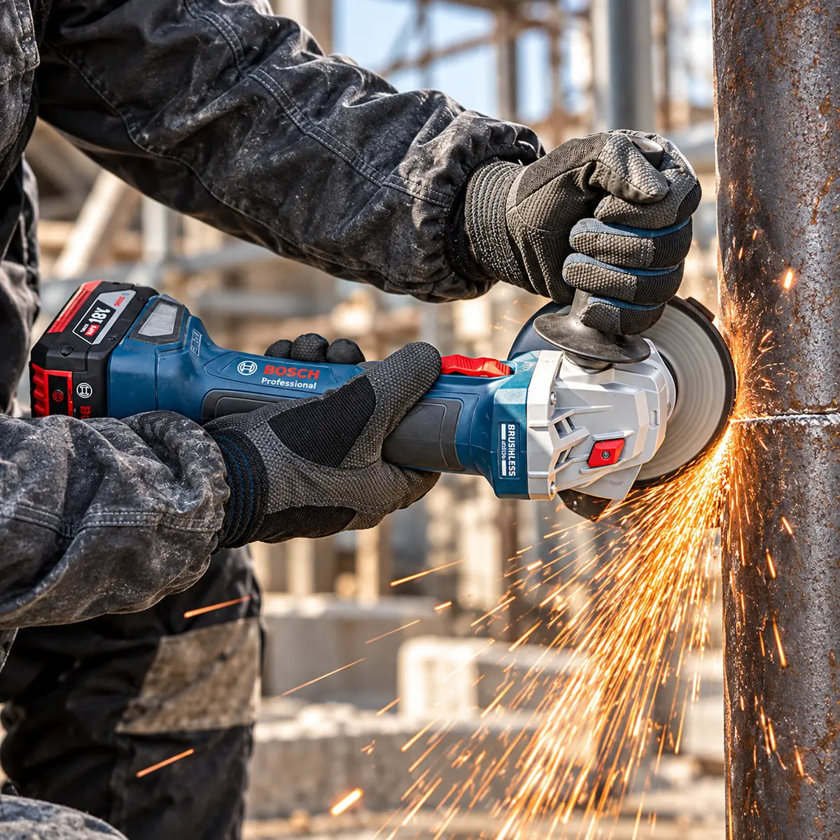 Esmeril Angular Bosch Professional GWS 180-LI 18V Brushless 5"