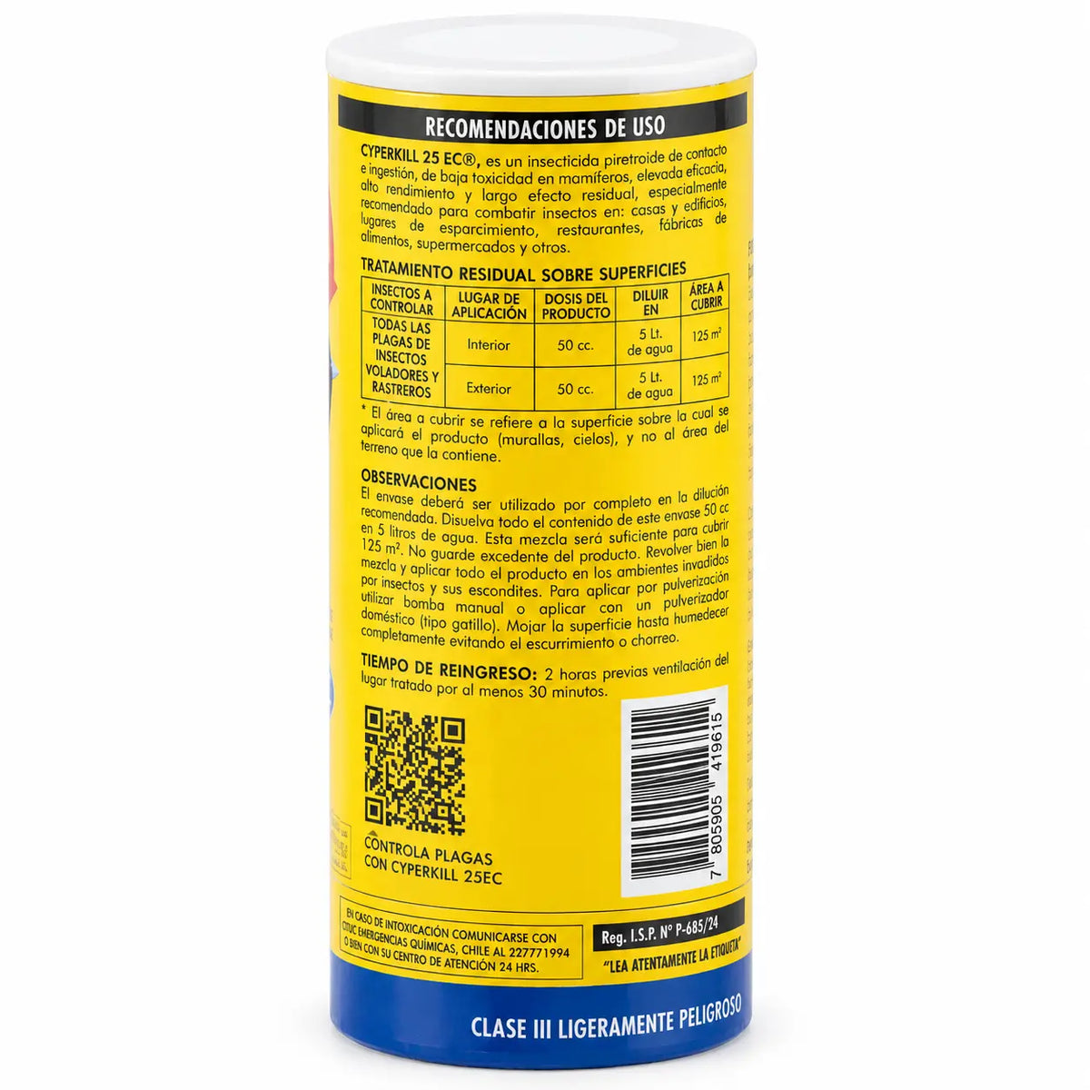 Insecticida Anasac Cyperkill 25 EC 50 cc