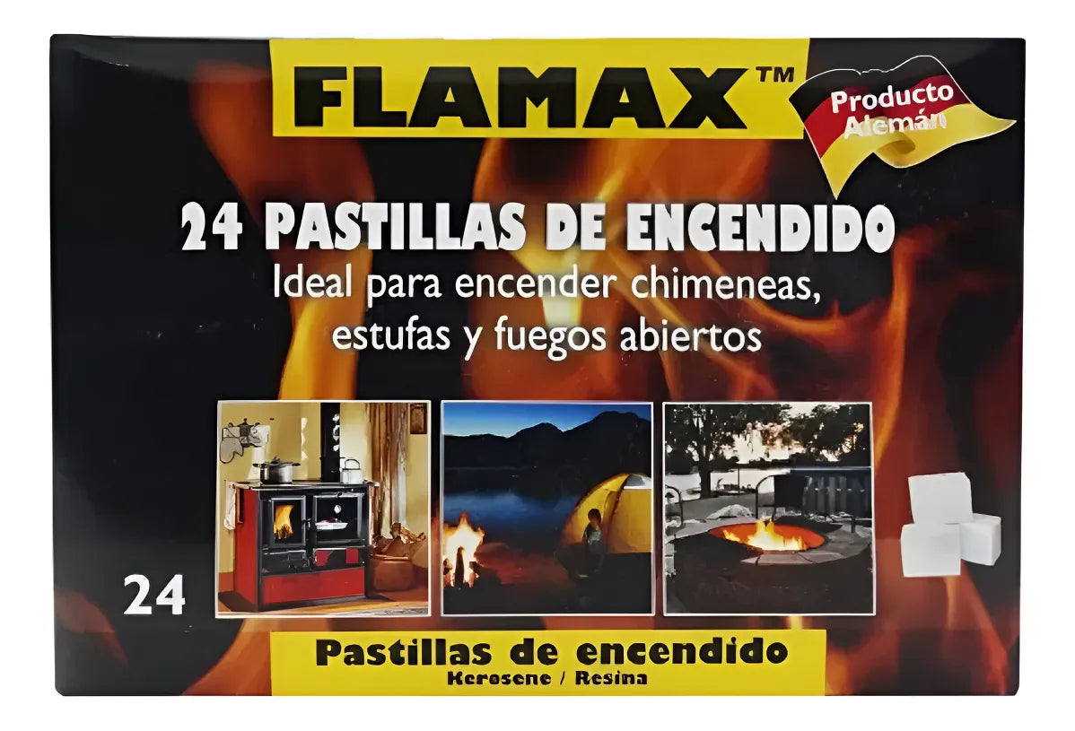 Pastillas de Encendido Rápido Flamax 24 Unidades