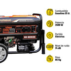 Generador a Gasolina Flowmak GH3800E 3,0 kW 220V Partida Eléctrica