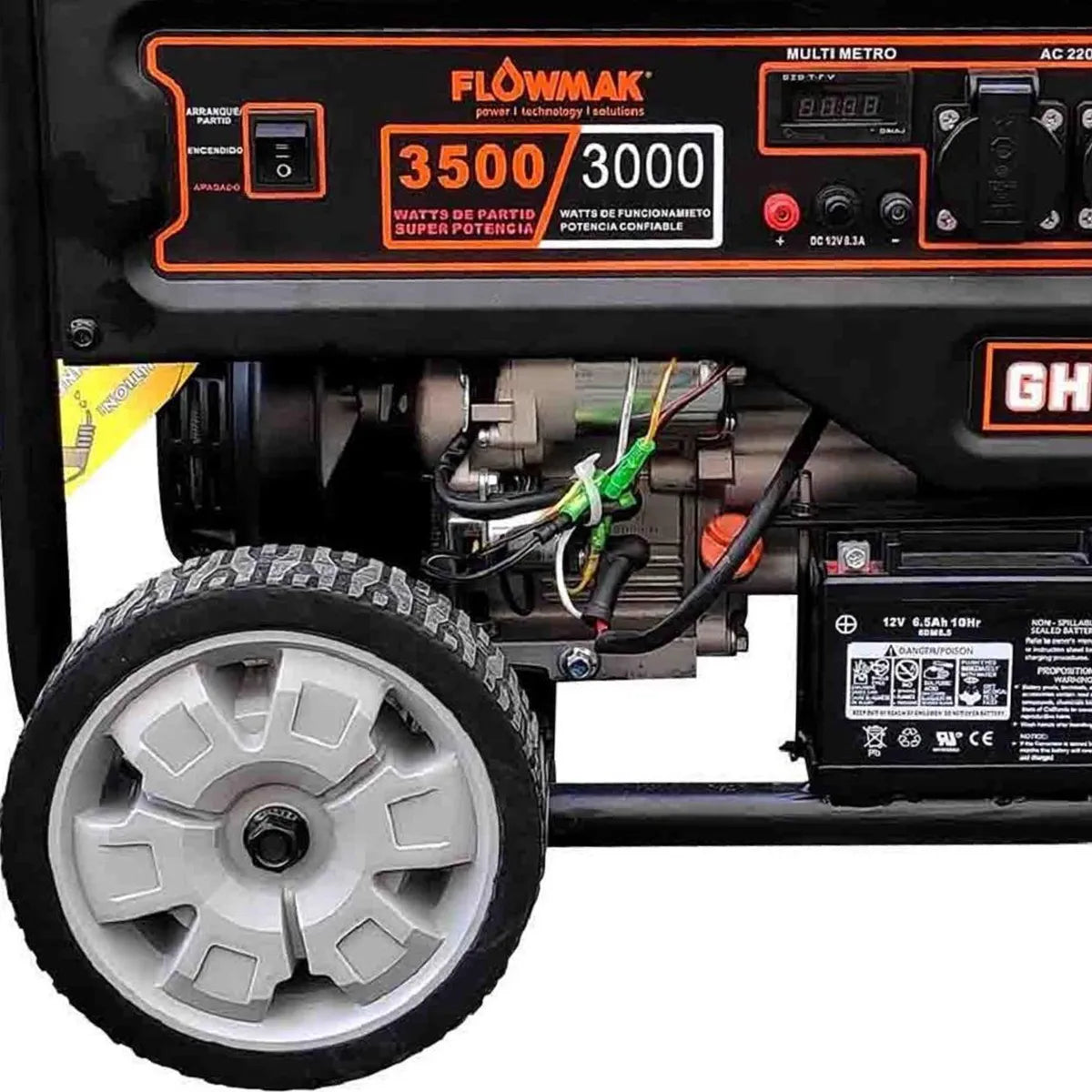 Generador a Gasolina Flowmak GH3800E 3,0 kW 220V Partida Eléctrica
