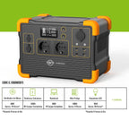 Estación de Energía Portátil Flowmak Pro1200 1200W 1024Wh