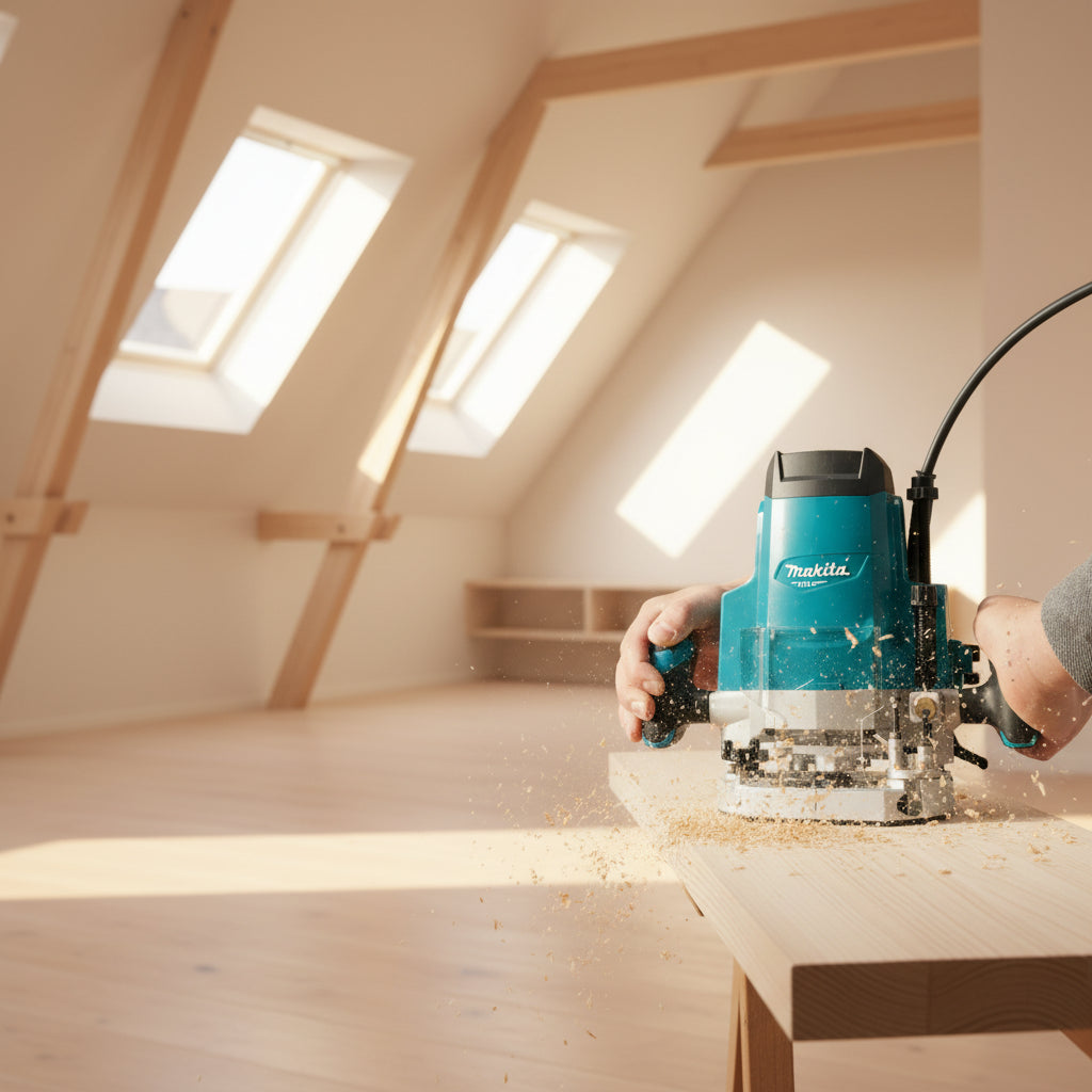 MAKITA FRESADORA 1/2- 1/4" 1650W M3600B