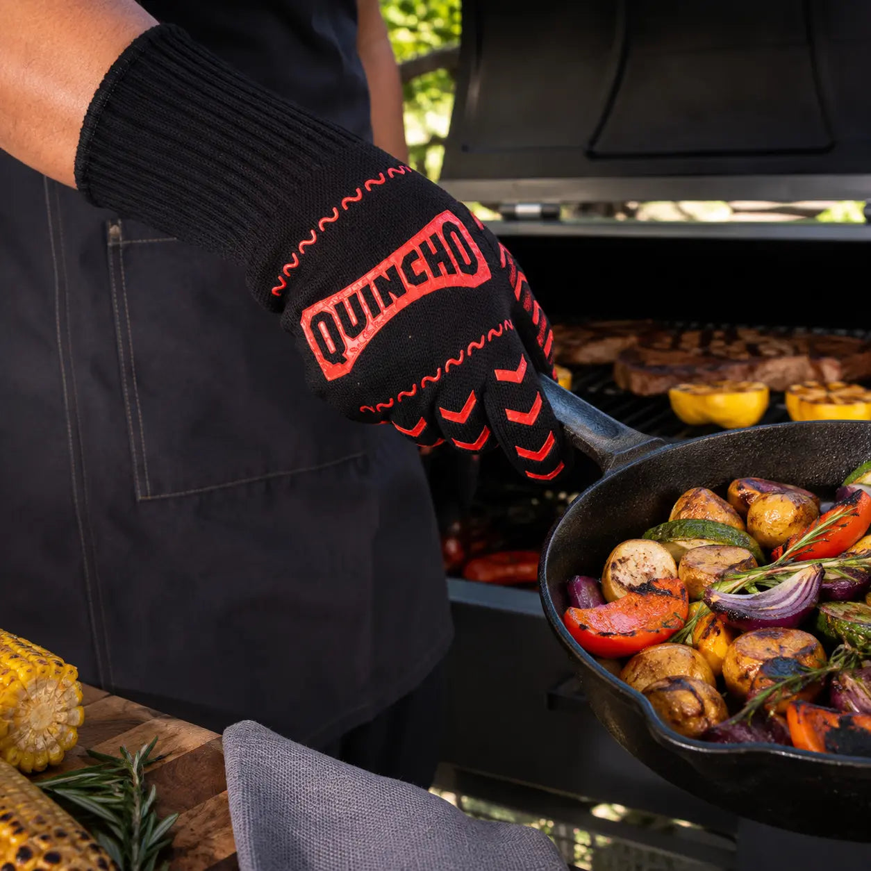 Guante Parrillero Quincho Alta Temperatura hasta 700 °C