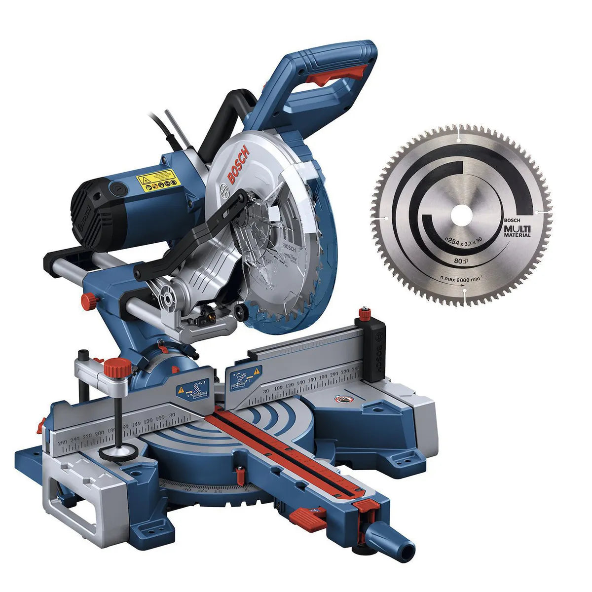 Bosch Ingleteadora Telescópica 10" 1800w GCM 254D + Disco