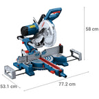 Bosch Ingleteadora Telescópica 10" 1800w GCM 254D + Disco