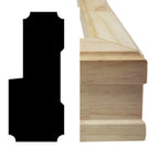 Arauco Juego Marco Puerta Pino 40x90mm x 5.4 mts