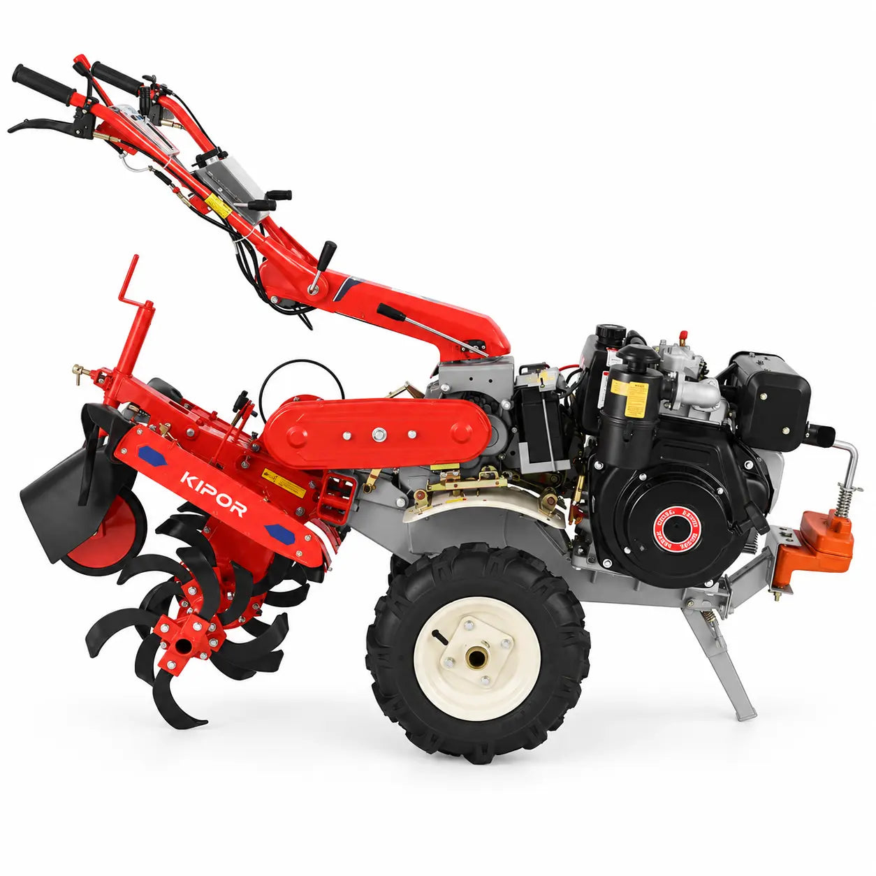 Motocultivador Diésel Kipor KDT910E 10 HP Partida Eléctrica