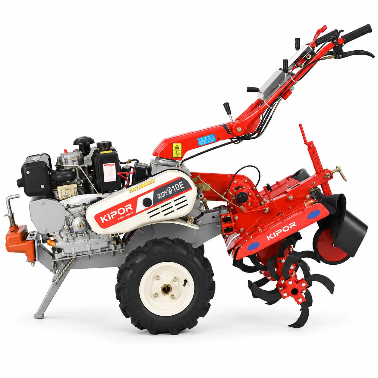 Motocultivador Diésel Kipor KDT910E 10 HP Partida Eléctrica