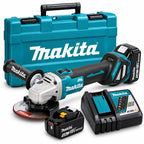 Esmeril Angular Inalámbrico Makita DGA454RF 4 1/2" 18V con Batería y Cargador