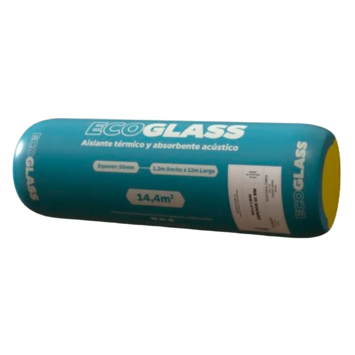 Lana de Vidrio Volcán Ecoglass Rollo Libre 50 mm 1,20 x 12 m