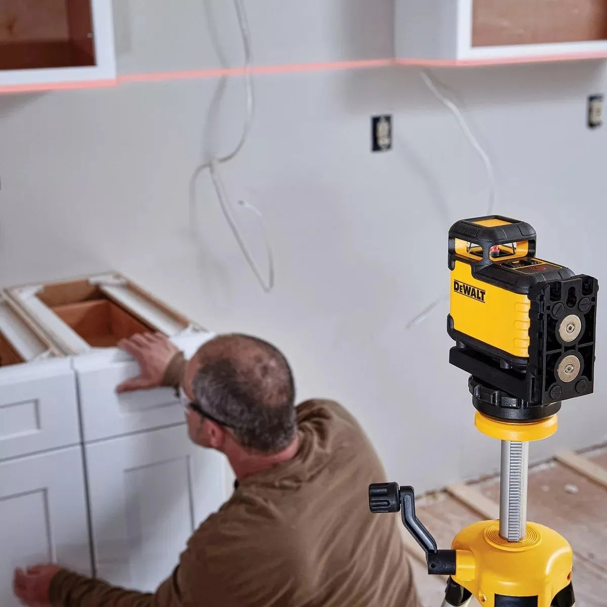 Dewalt Láser Linea Cruzada Roja 360° 20m DW03601