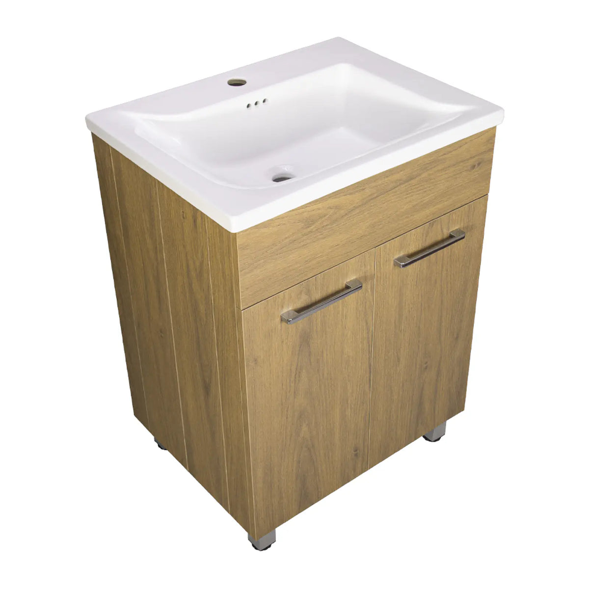 Mueble Vanitorio Duschy Abisko Nogal QuickFold 60,5 cm