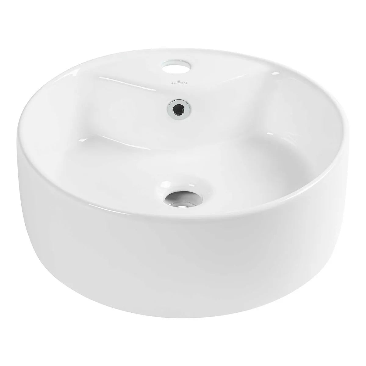 Lavamanos Sobreponer Klipen Beta Blanco con Rebalse 40 cm
