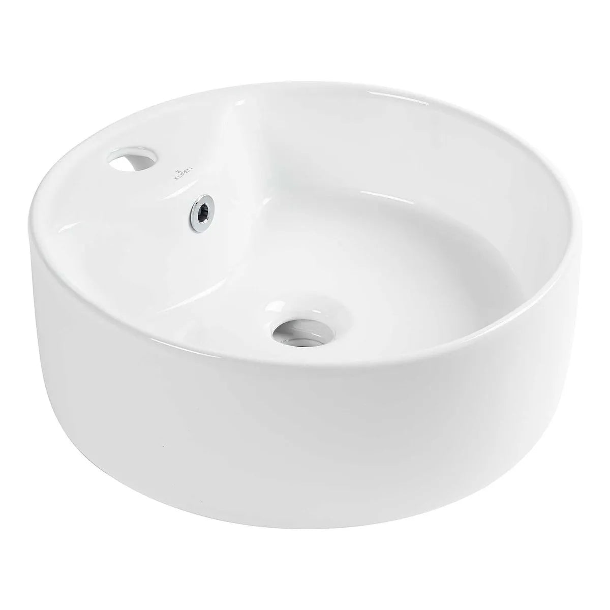 Lavamanos Sobreponer Klipen Beta Blanco con Rebalse 40 cm