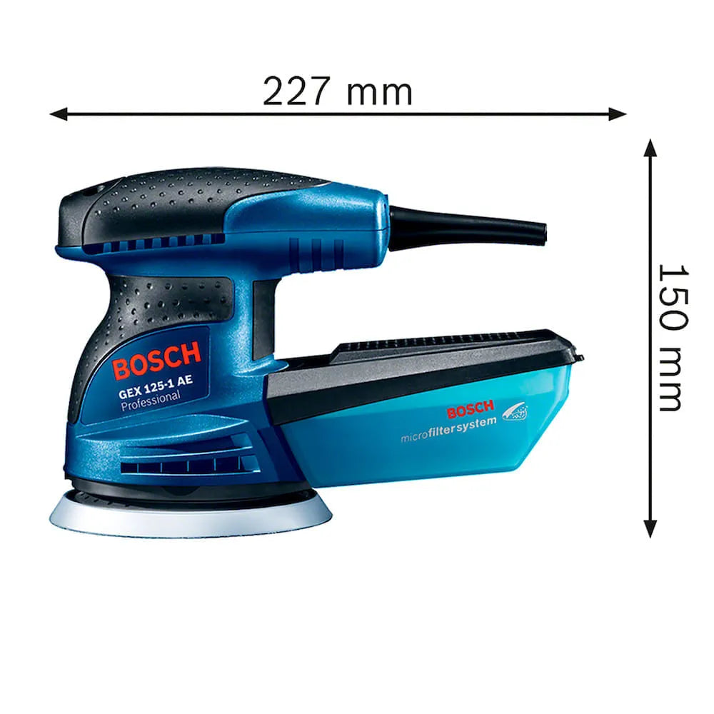 Bosch Lijadora Roto Orbital 250w Gex 125-1 AE