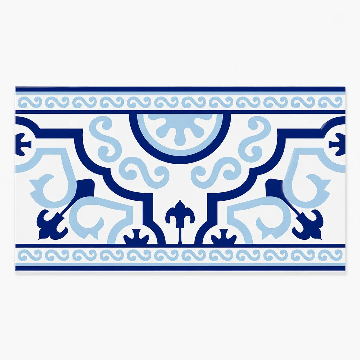 Listel Cerámico Fez Piscina 14,5 x 26 cm Set 5 Unidades