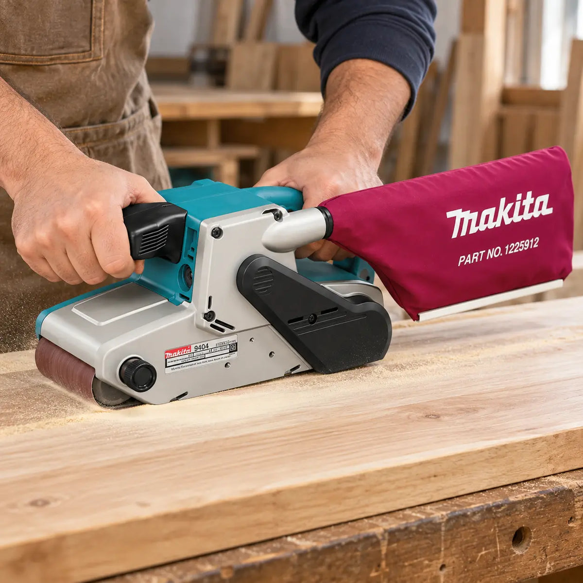 Lijadora de Banda Makita 9404 4" x 24" 1010 W