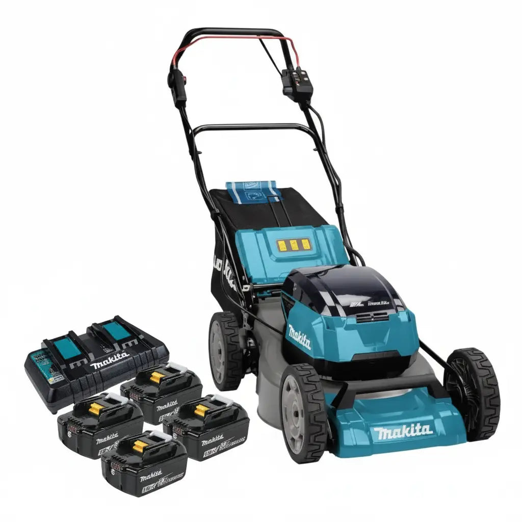 Makita Cortadora de Pasto 18v  DLM462PT4 | 4 Baterías + Cargador