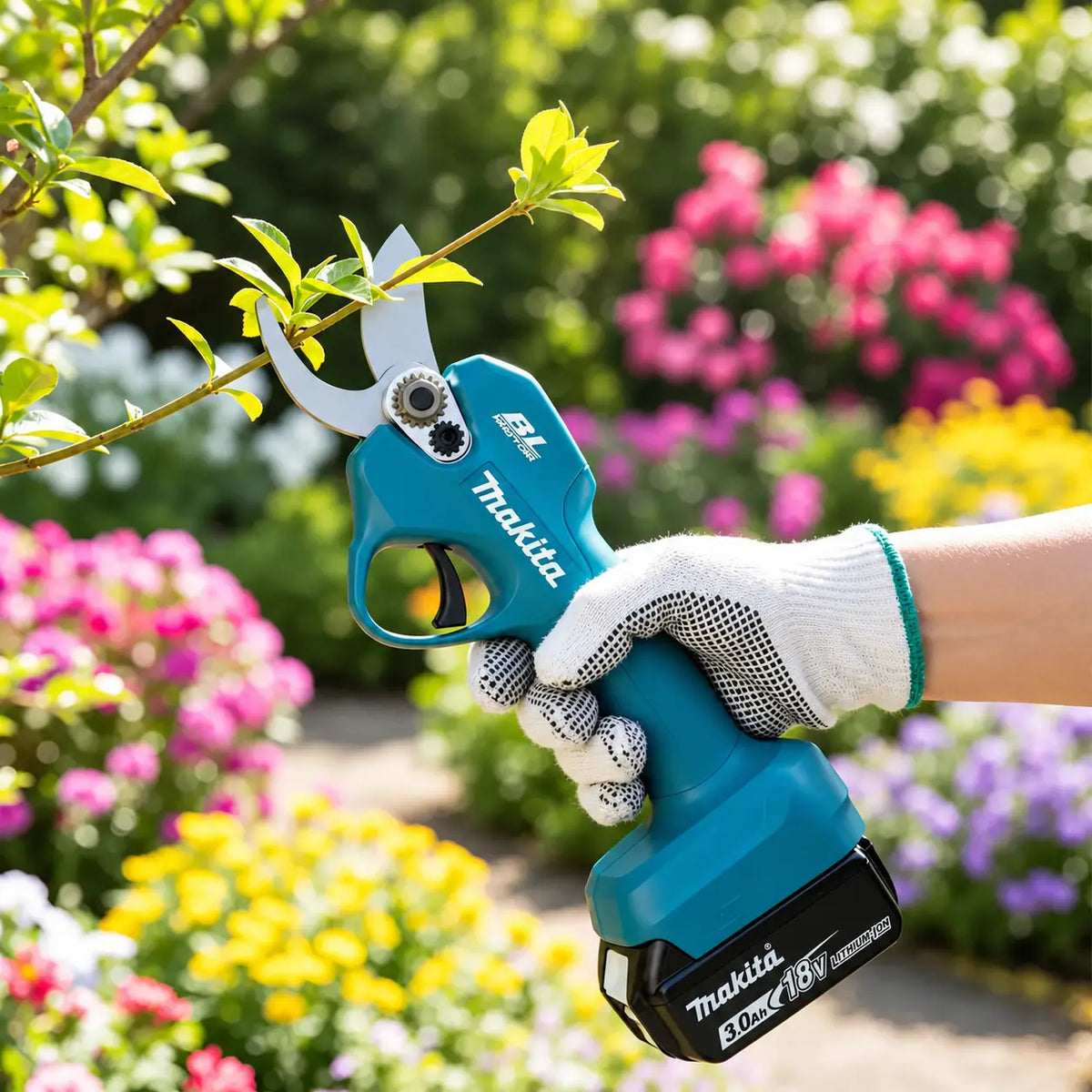 Tijera de Poda Inalámbrica Makita DUP181SF-1 18V 30 mm Kit 2 Baterías