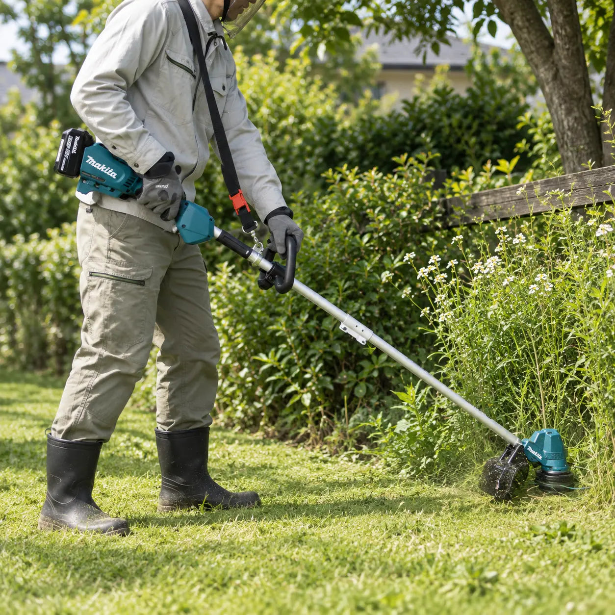 Orilladora Inalámbrica Makita DUR192LRF 18V con Batería