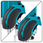 Rebajadora Makita RP2301FC02 2100 W 1/2" con Doble Luz LED