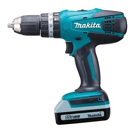 MAKITA TALADRO ATORNILLADOR  PERCUTOR 18V 38Nm HP457DWE