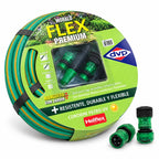 Manguera de Riego DVP Helijardín Flex 1/2" x 20 m con Accesorios