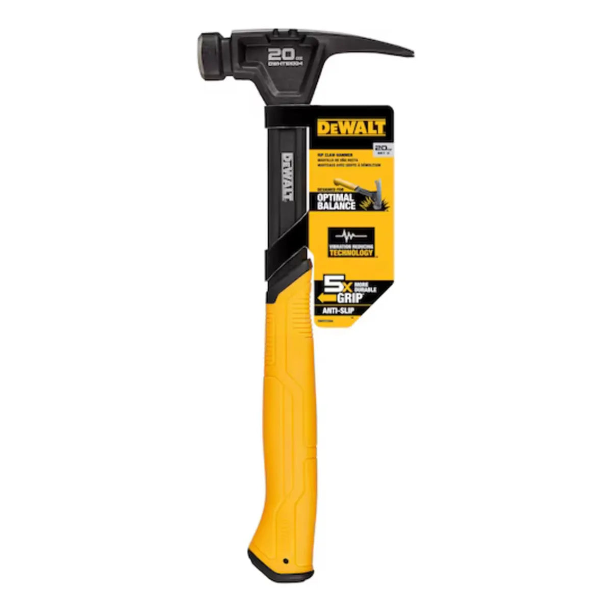 Dewalt Martillo Carpintero De Acero 20 Oz DWHT51004