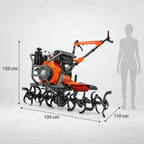 Motocultivador Diésel Husqvarna TF 545DE 135 cm